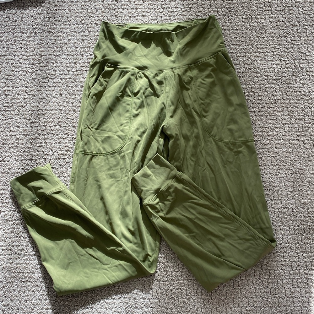 Green joggers